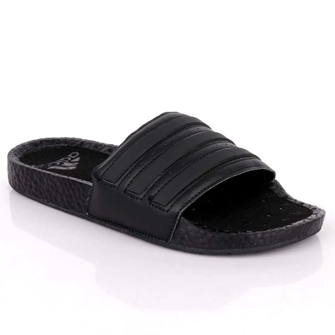 AD Adilette Boost Men's Lightweight Breathable Slide-Black