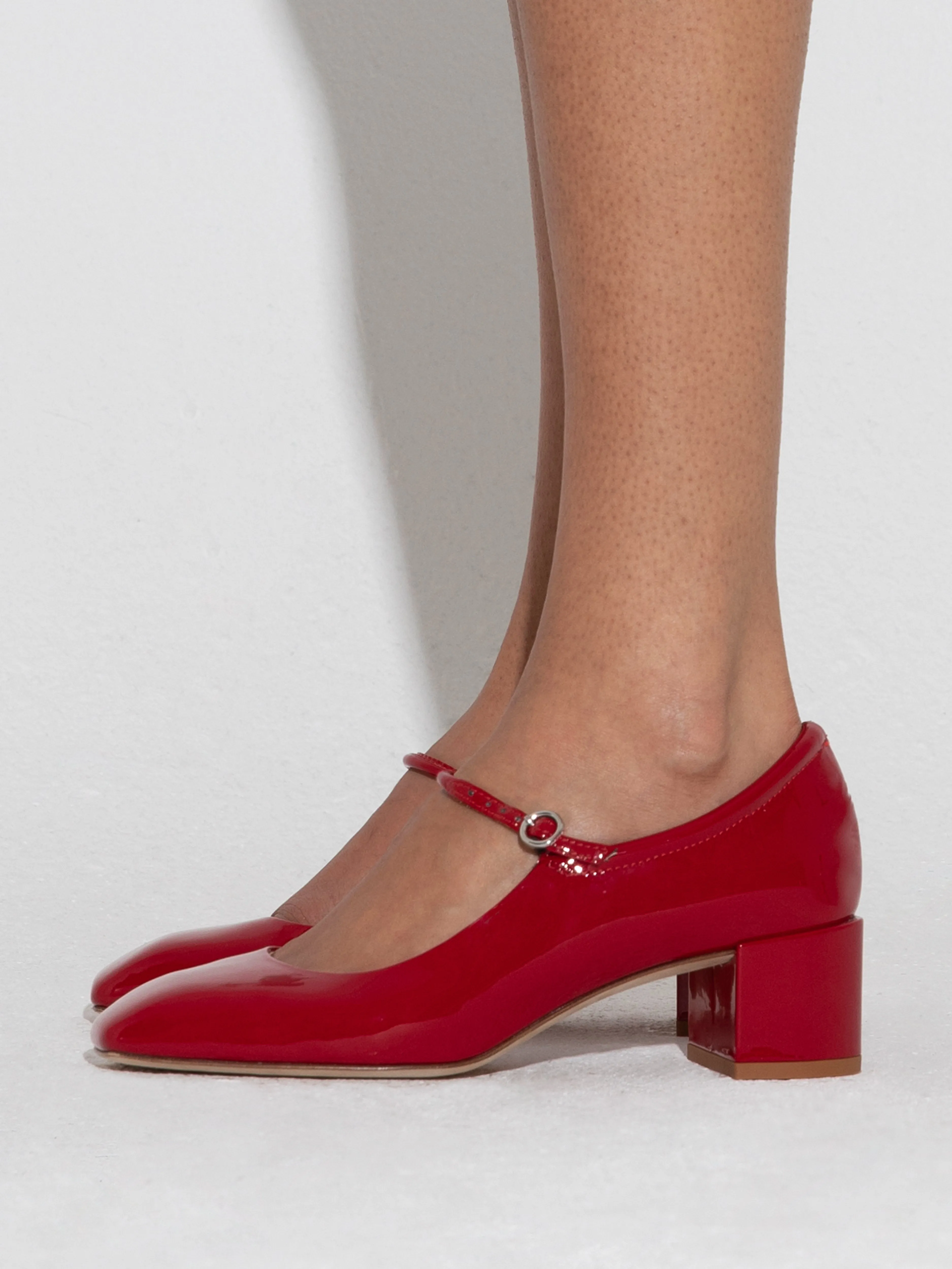 Aline Leather Mary-Jane Pumps