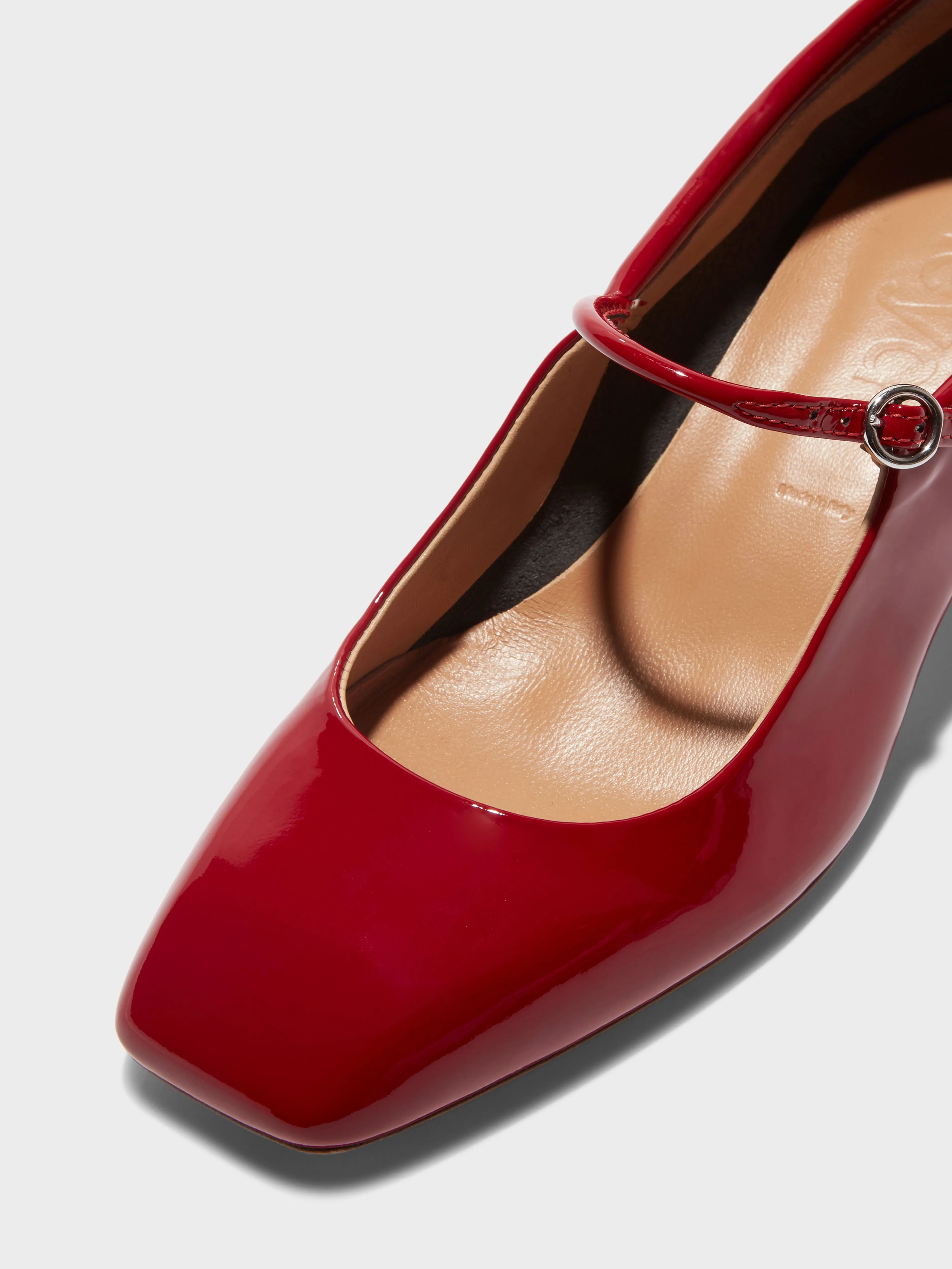 Aline Leather Mary-Jane Pumps