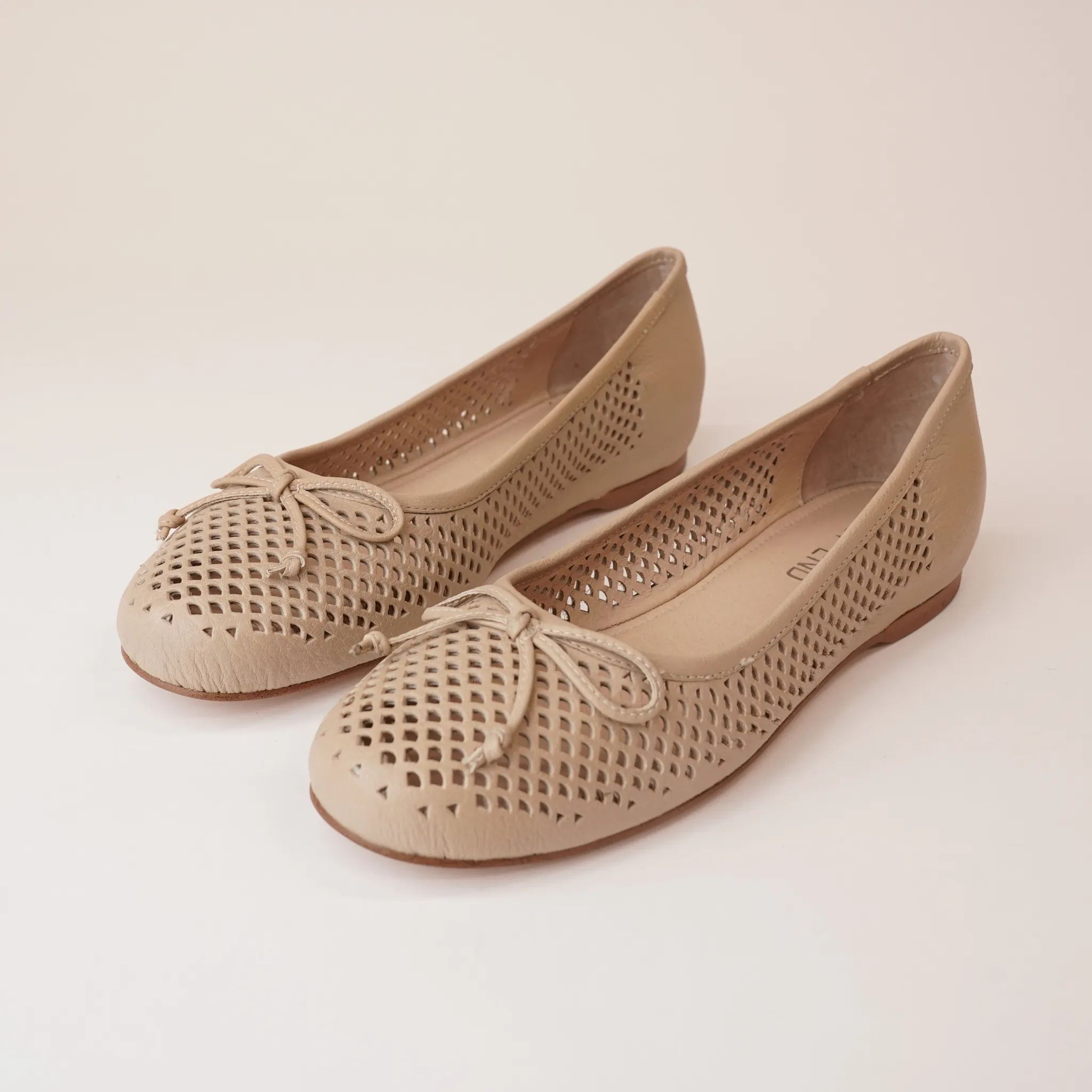 Appso Cafe Leather Ballet Flats