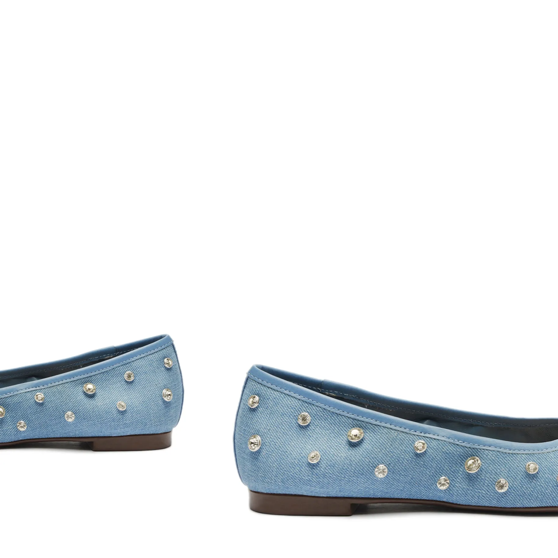 Arissa Shine Denim Flat