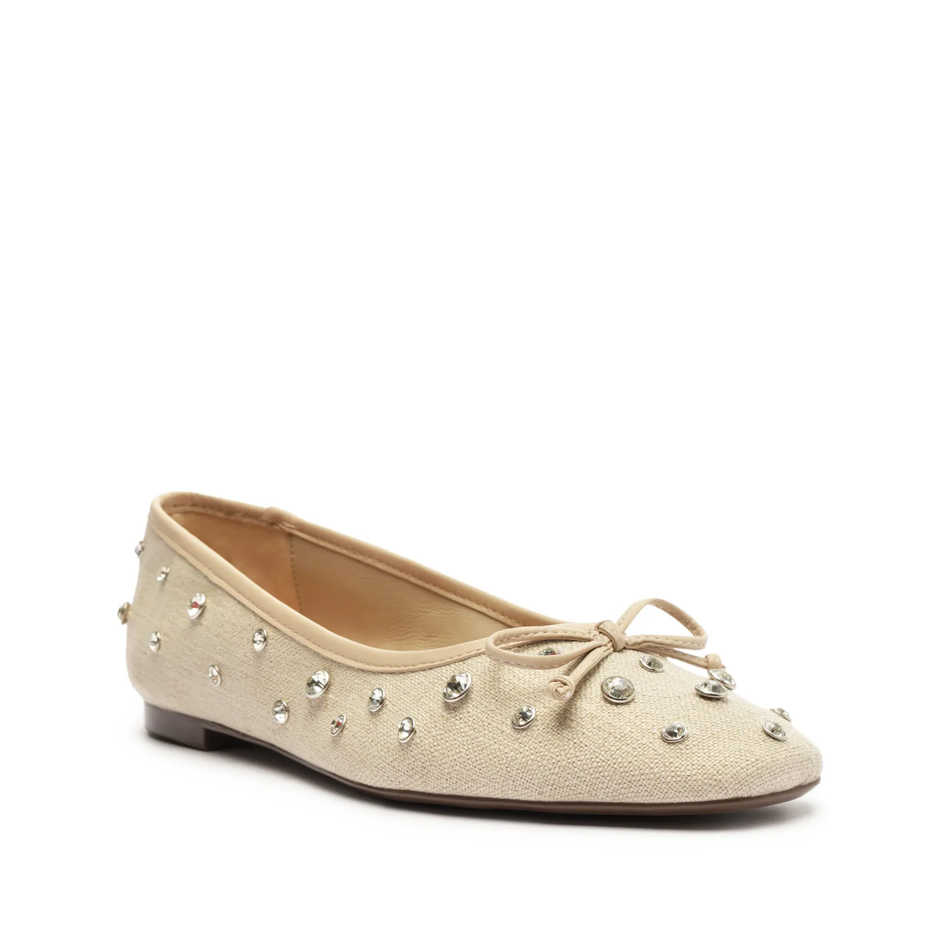 Arissa Shine Linen Flat