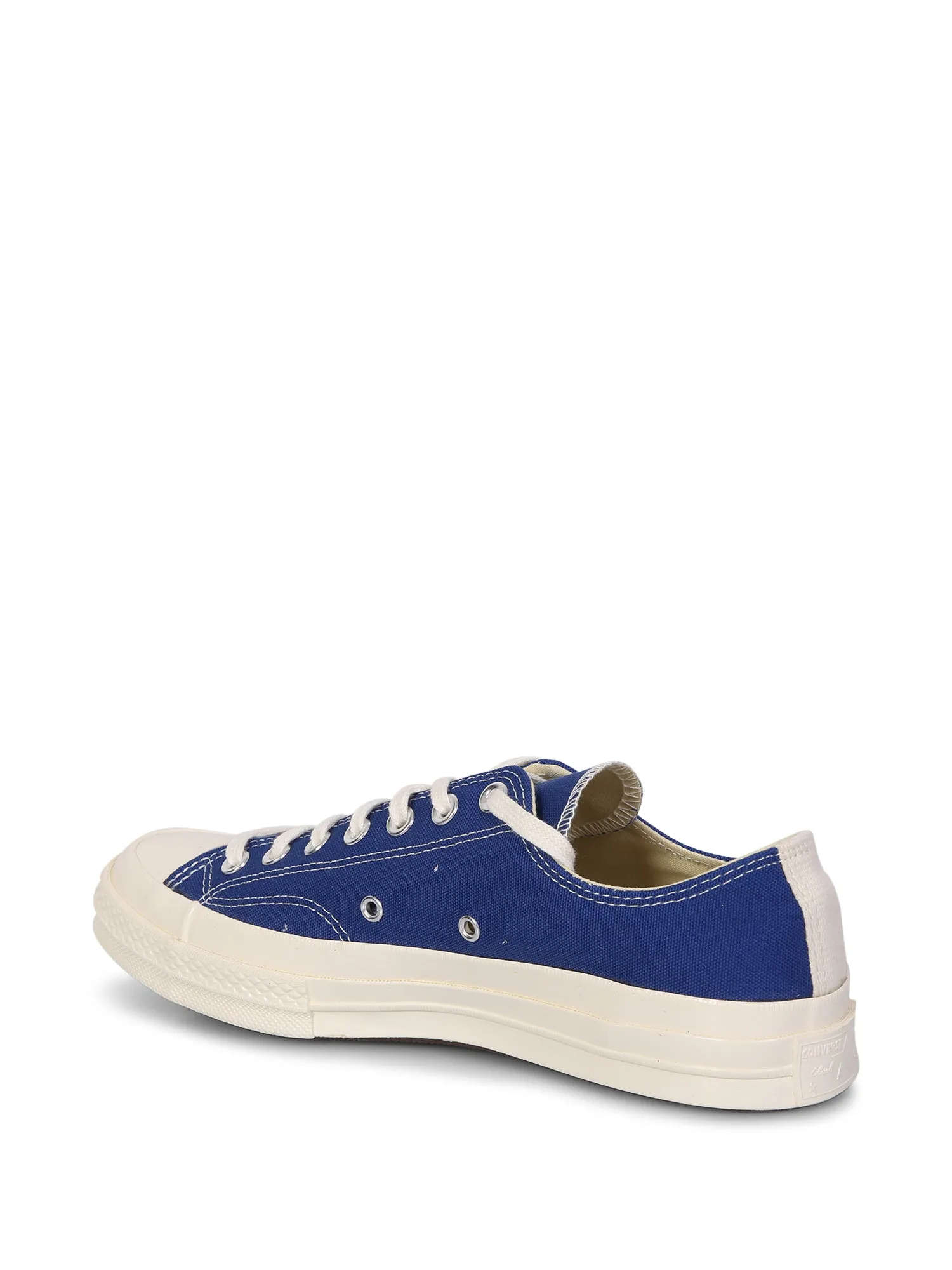 Blue Converse Chuck Taylor sneakers