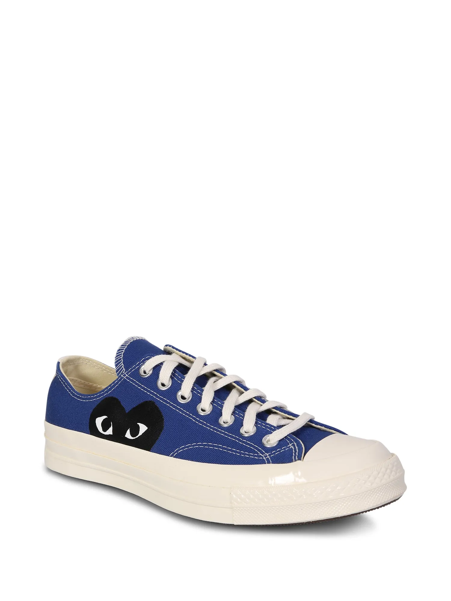 Blue Converse Chuck Taylor sneakers