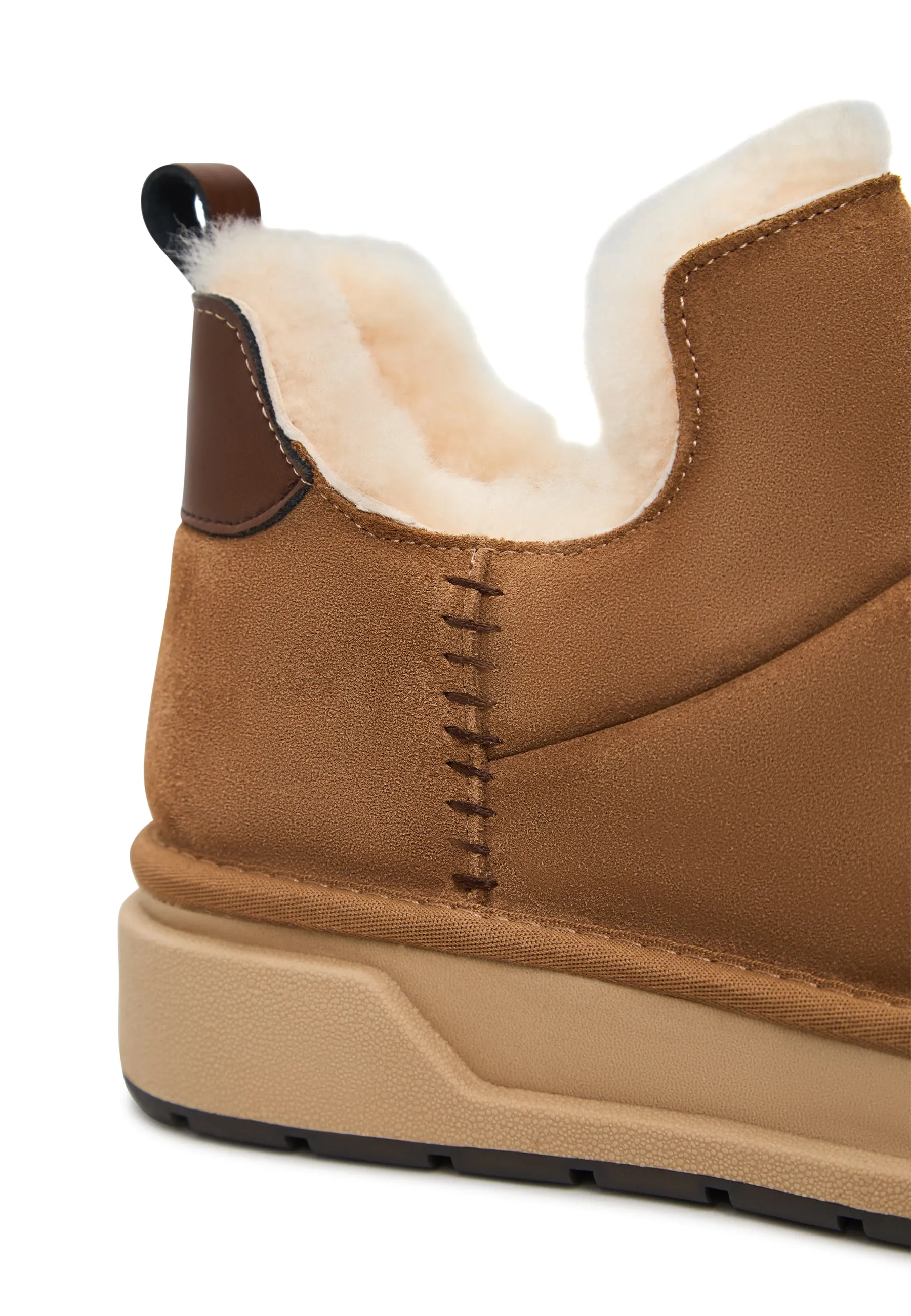 Brown Shearling Winter Boots Aspen - Brown