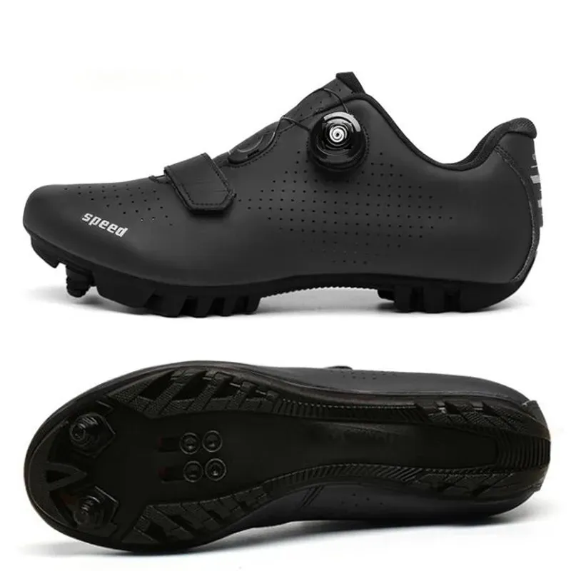 Cycling Shoes MTB Men Self-Locking Road Bike Shoes Speed Sneakers Racing Riding Boots Women SPD Pedal Mountain Bicycle Footwear