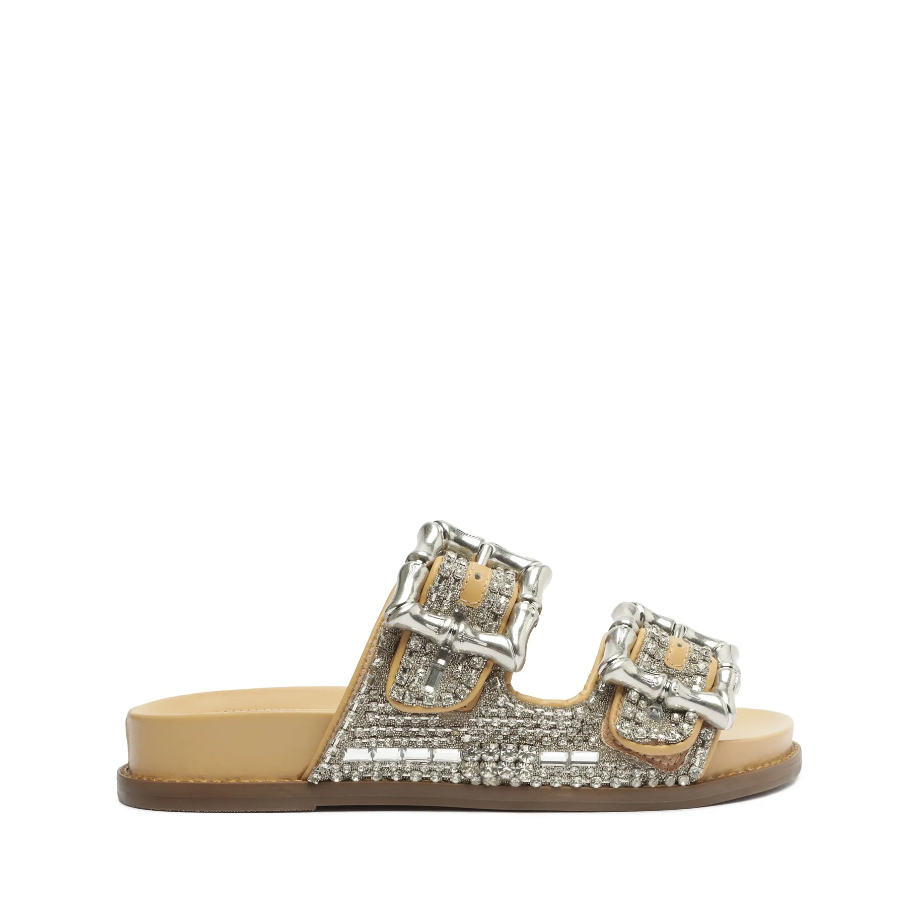 Enola Shine Sporty Leather Sandal