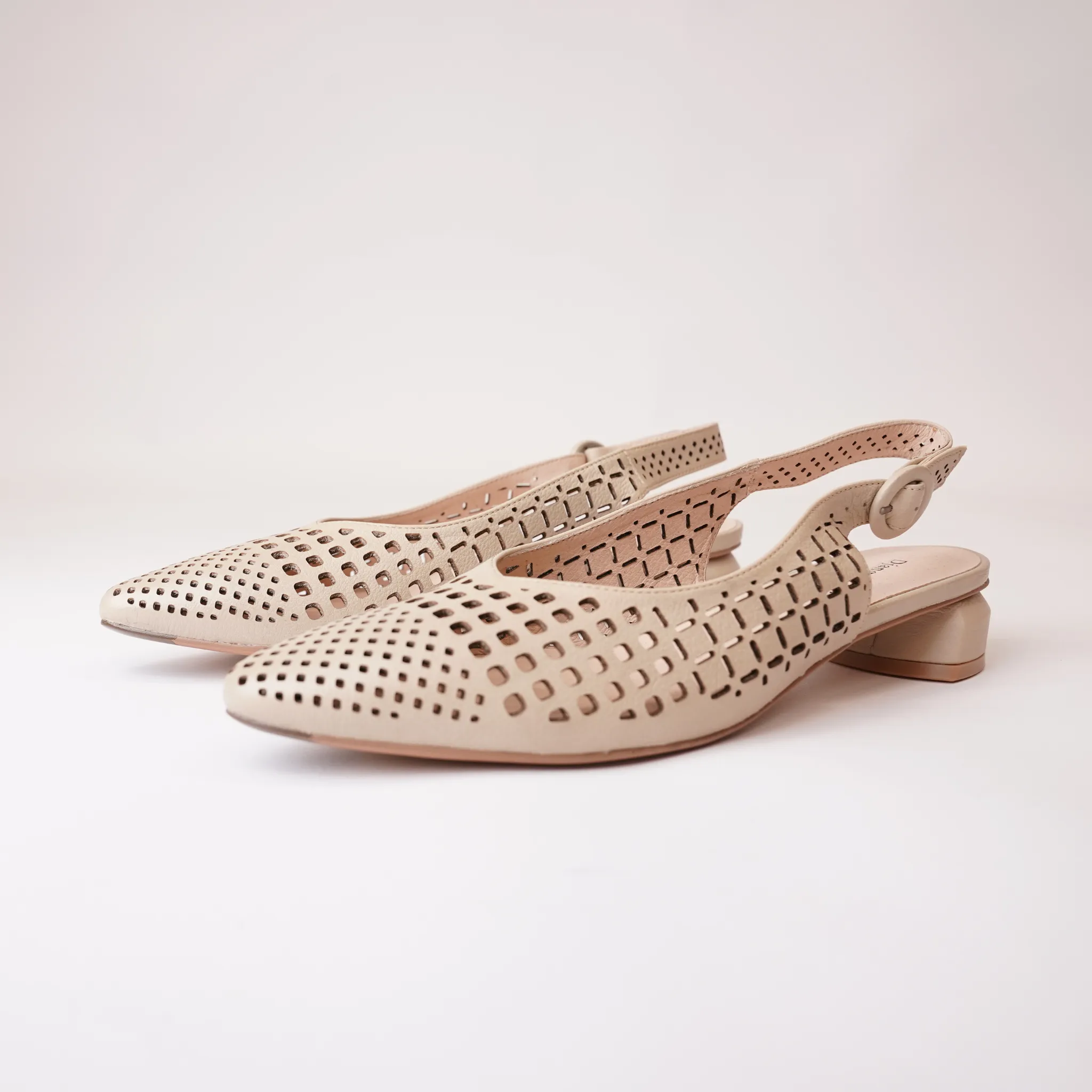 Fabbi Cafe Leather Flats