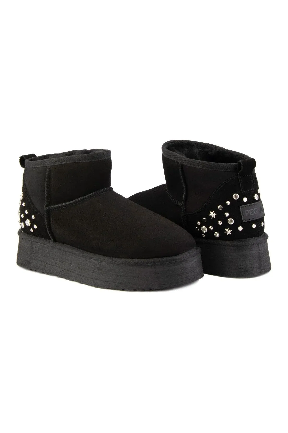 High Sole Stone Ugg Boots 191302 Black