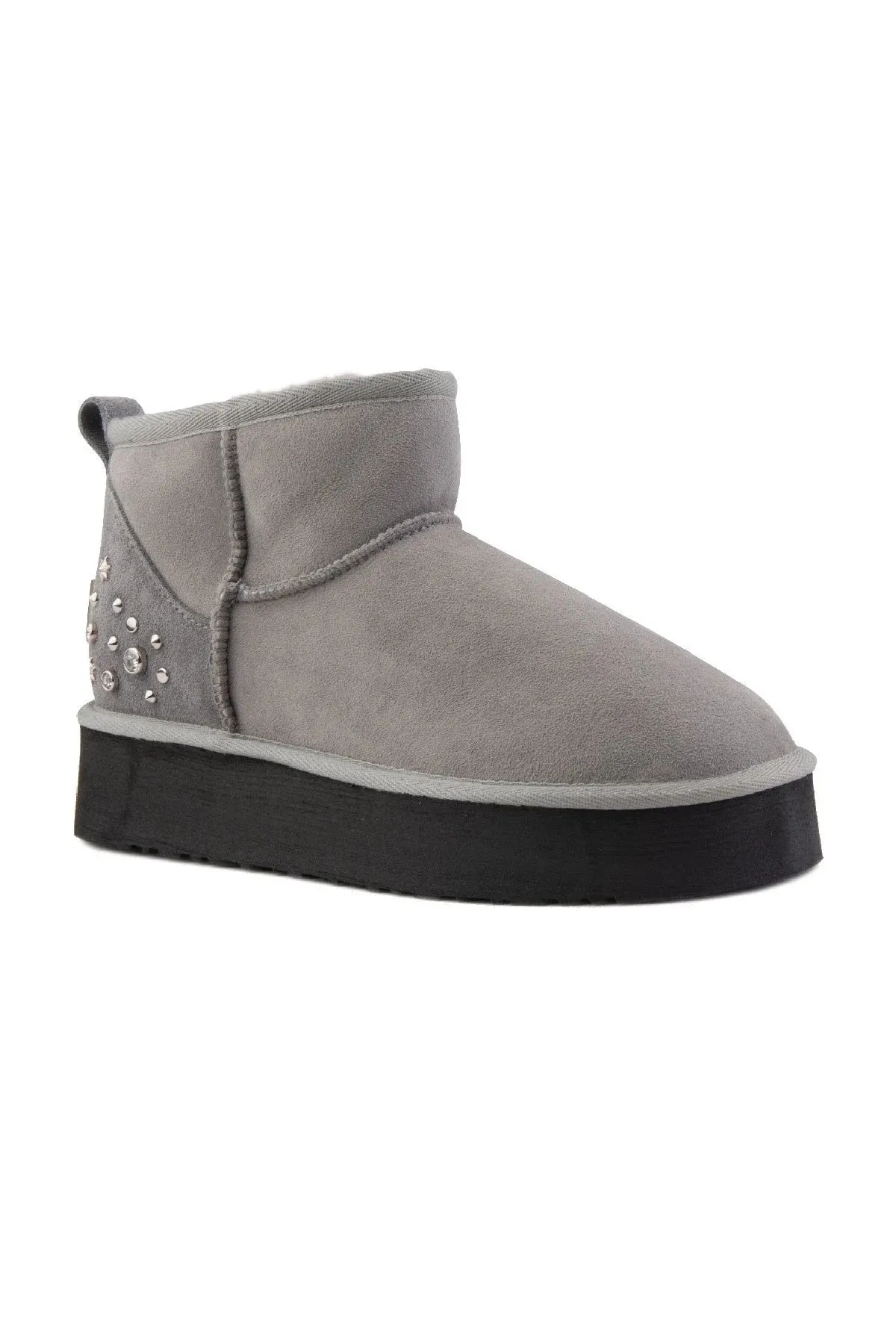 High Sole Stone Ugg Boots 191302 Gray