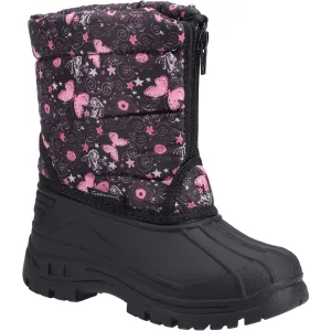 Kids Iceberg Zip Snow Boots Butterfly