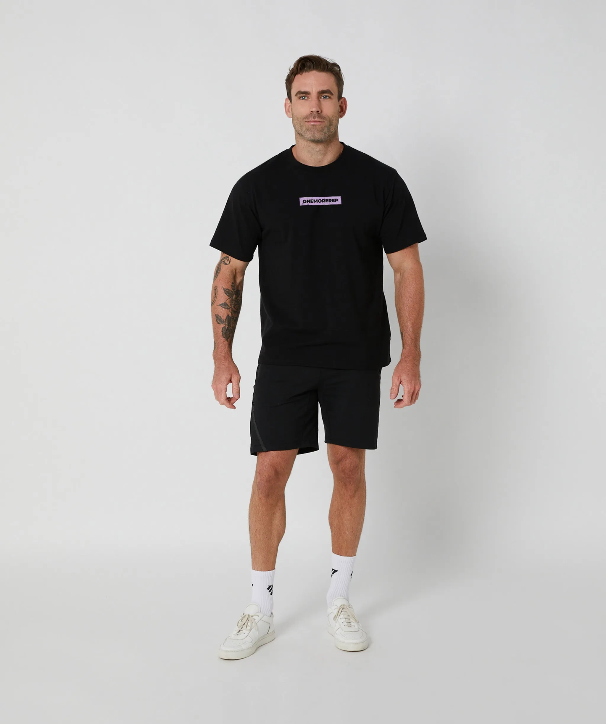 Lifting Club Tee Black/Lilac