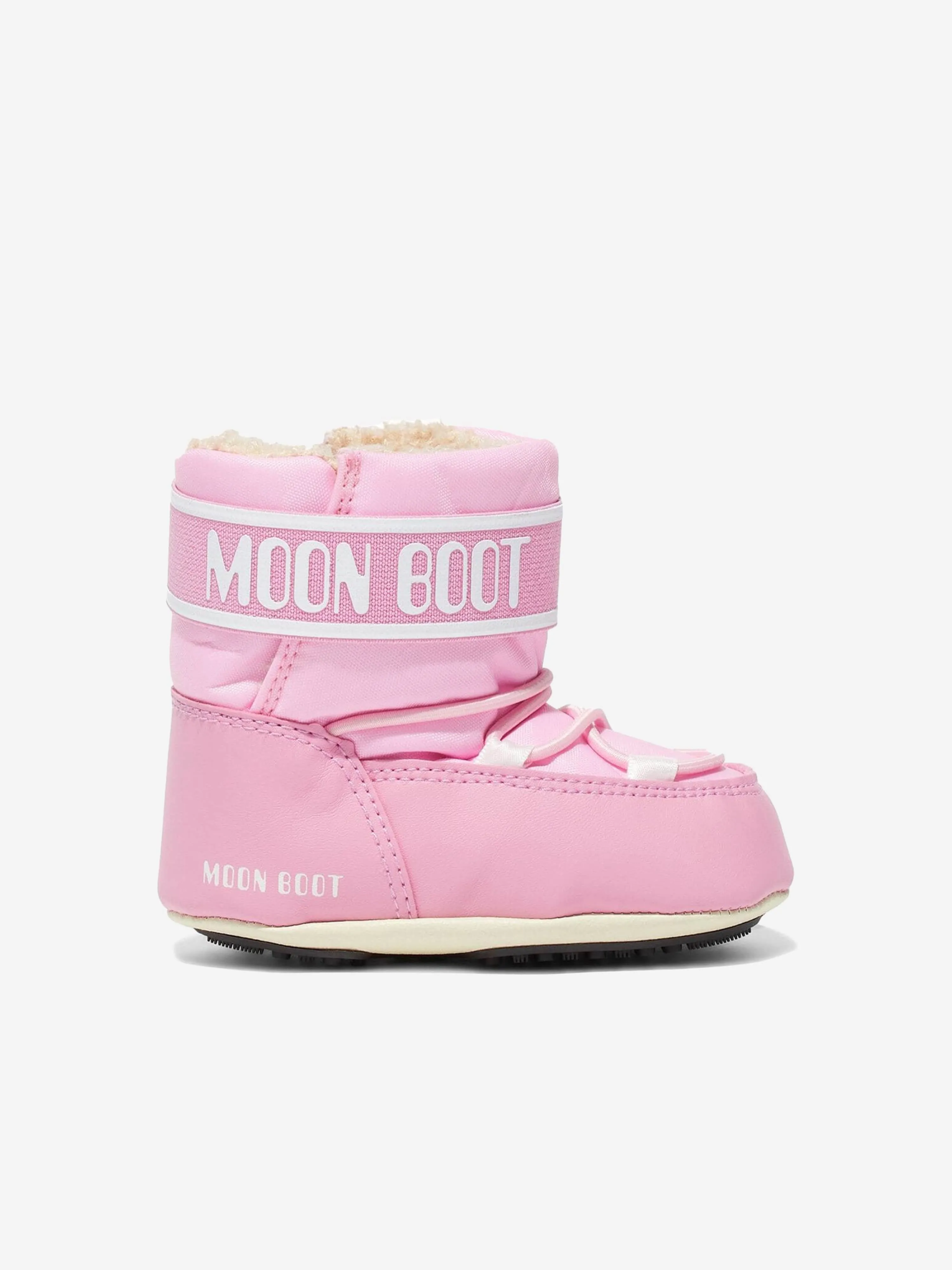 Moon Boot Baby Girls Crib Boots in Pink