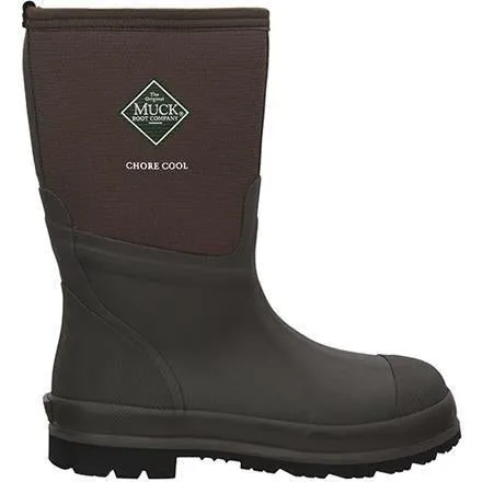 Muck Men's Chore XpressCool Mid 12" WP Wellington Rubber Work Boot - CMCT-900