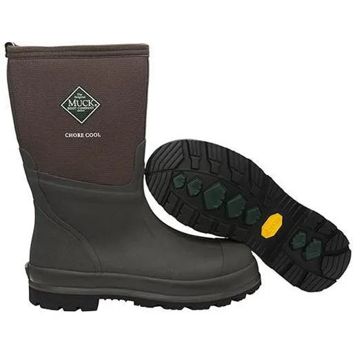 Muck Men's Chore XpressCool Mid 12" WP Wellington Rubber Work Boot - CMCT-900