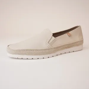 Nuria Crudo Leather Espadrilles