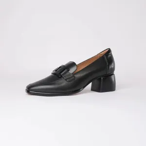 Paddle Black/Black Leather Loafers