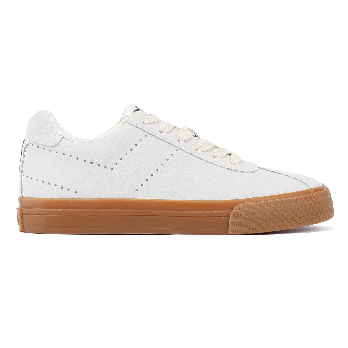 Pony Highbridge Suede White Trainers