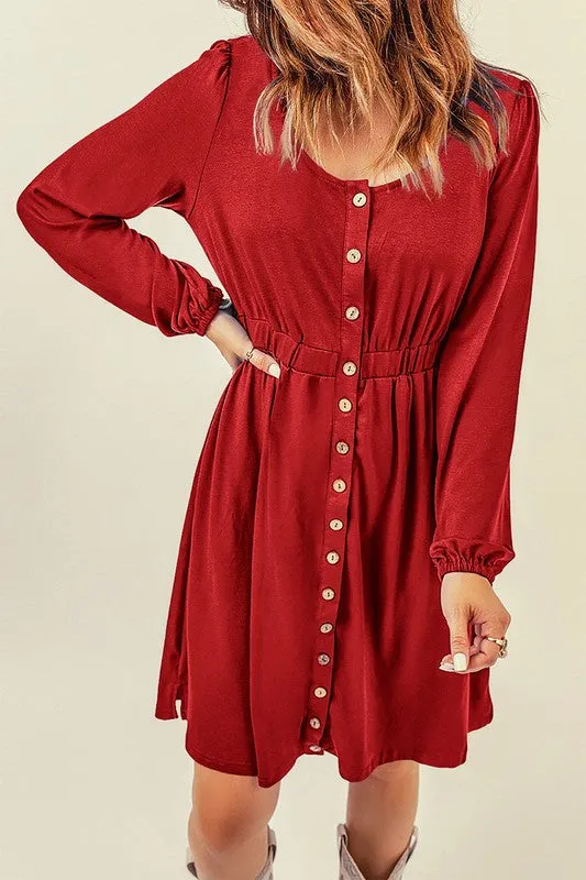 Raquel Long Sleeve Dress