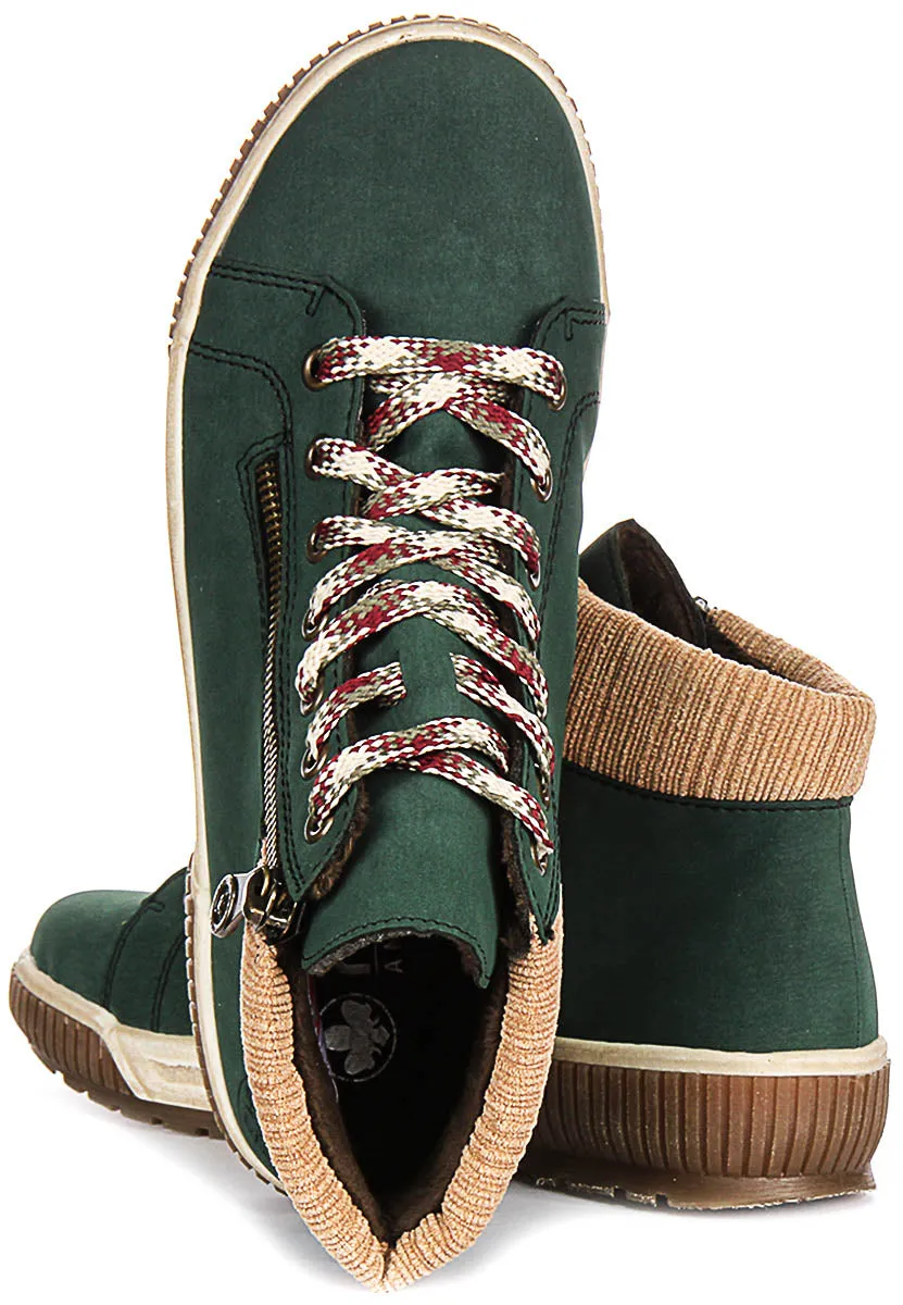 Rieker N0709-54 In Green For Women