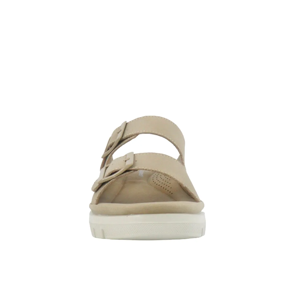 Sandalias Flats Dari beige para mujer