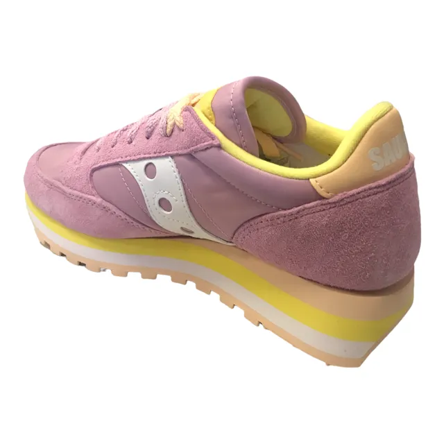 Saucony Original women's sneakers Jazz Triple S60530-18 pink yellow