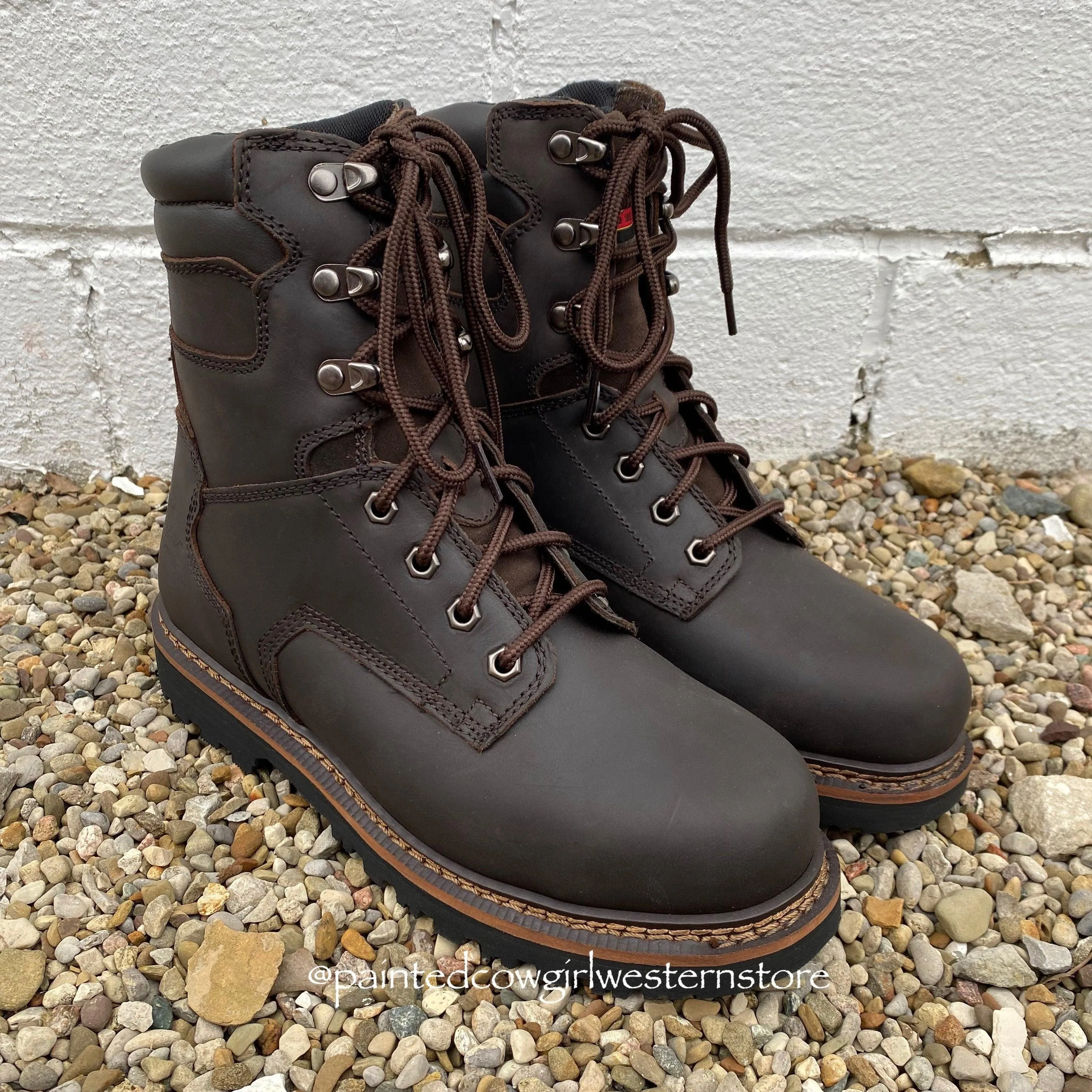 Thorogood V- Series 8" Brown Safety Toe Work Boot 804-4279