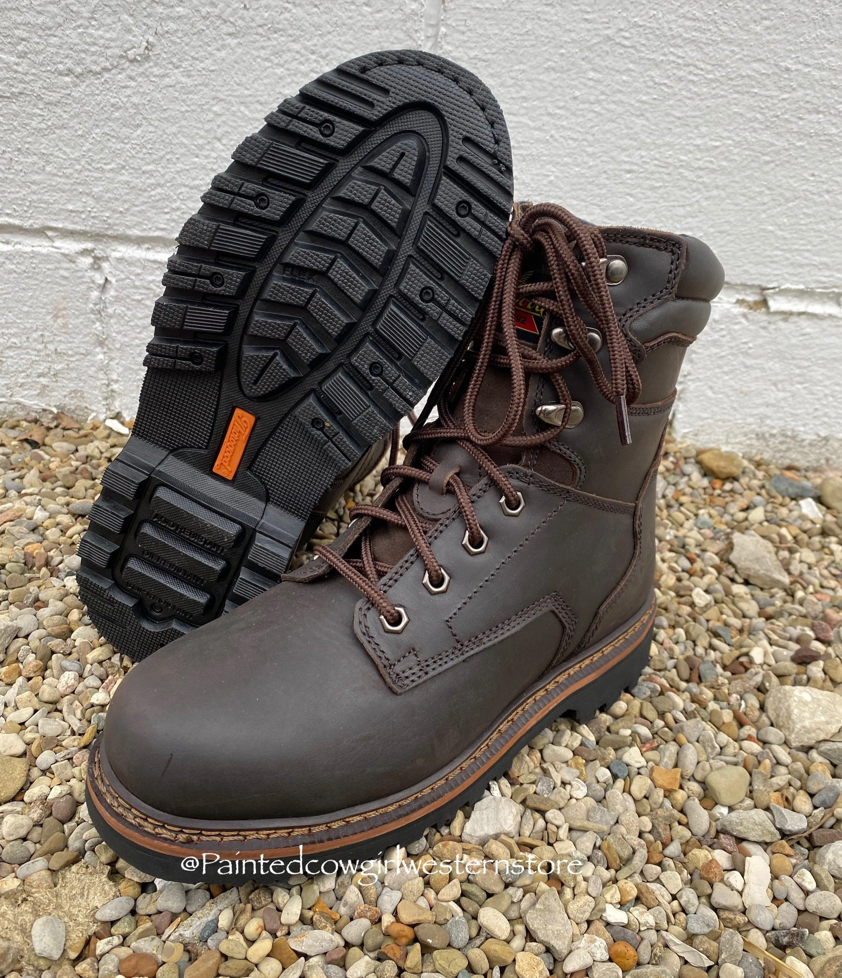 Thorogood V- Series 8" Brown Safety Toe Work Boot 804-4279