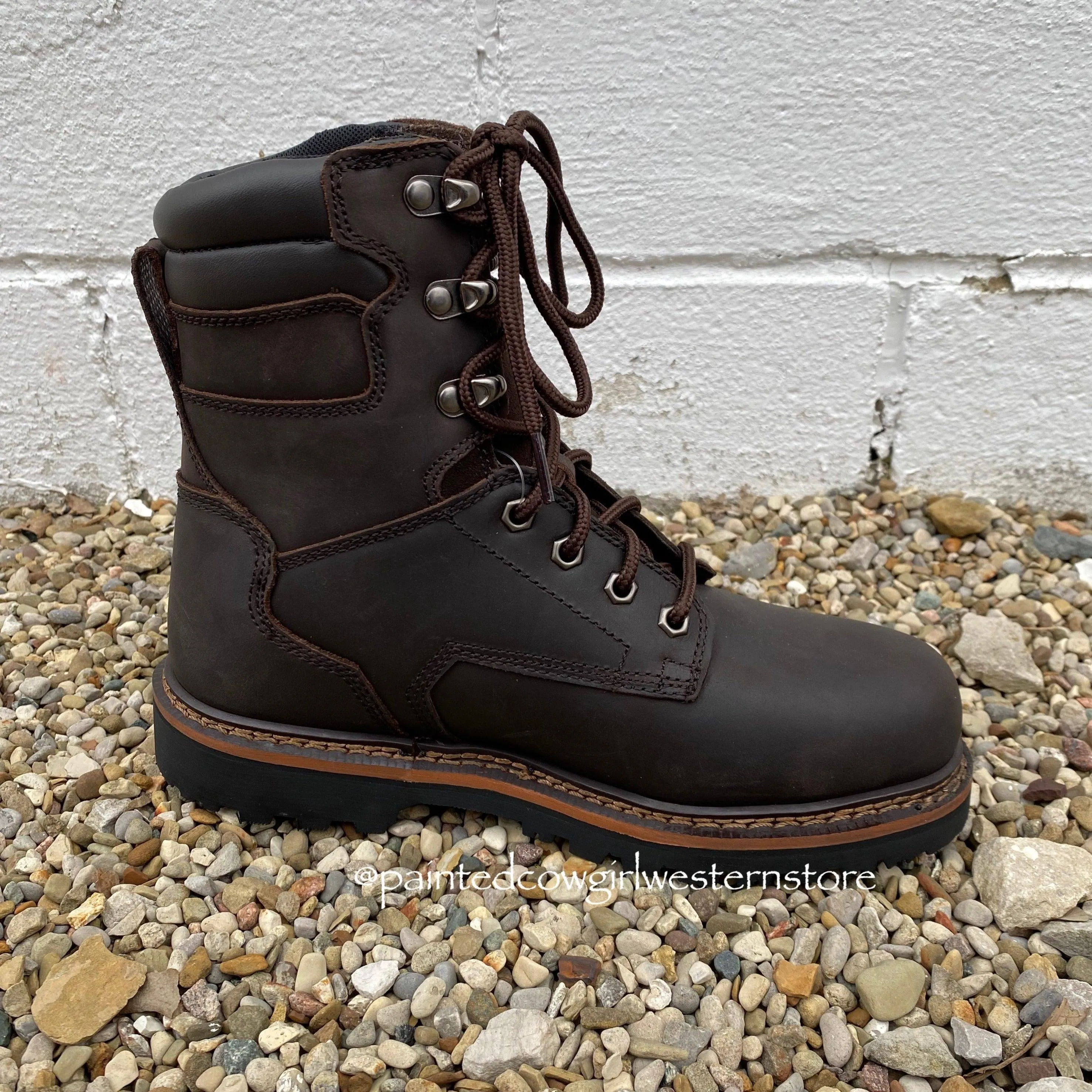 Thorogood V- Series 8" Brown Safety Toe Work Boot 804-4279