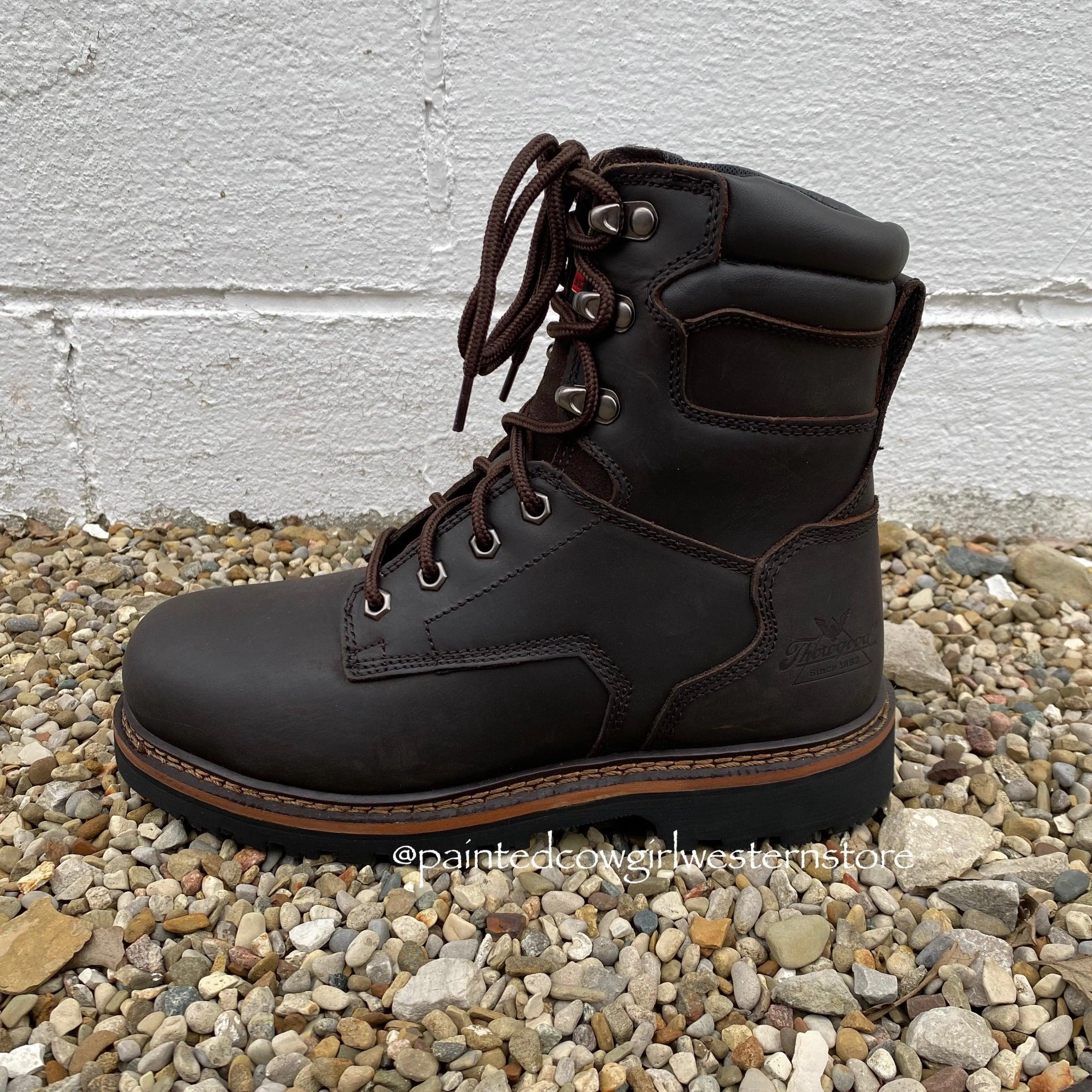 Thorogood V- Series 8" Brown Safety Toe Work Boot 804-4279