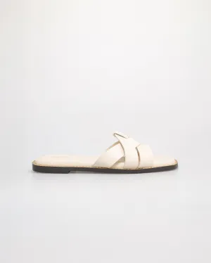 Tomaz YX185 Ladies Crossover Sandals (Cream)