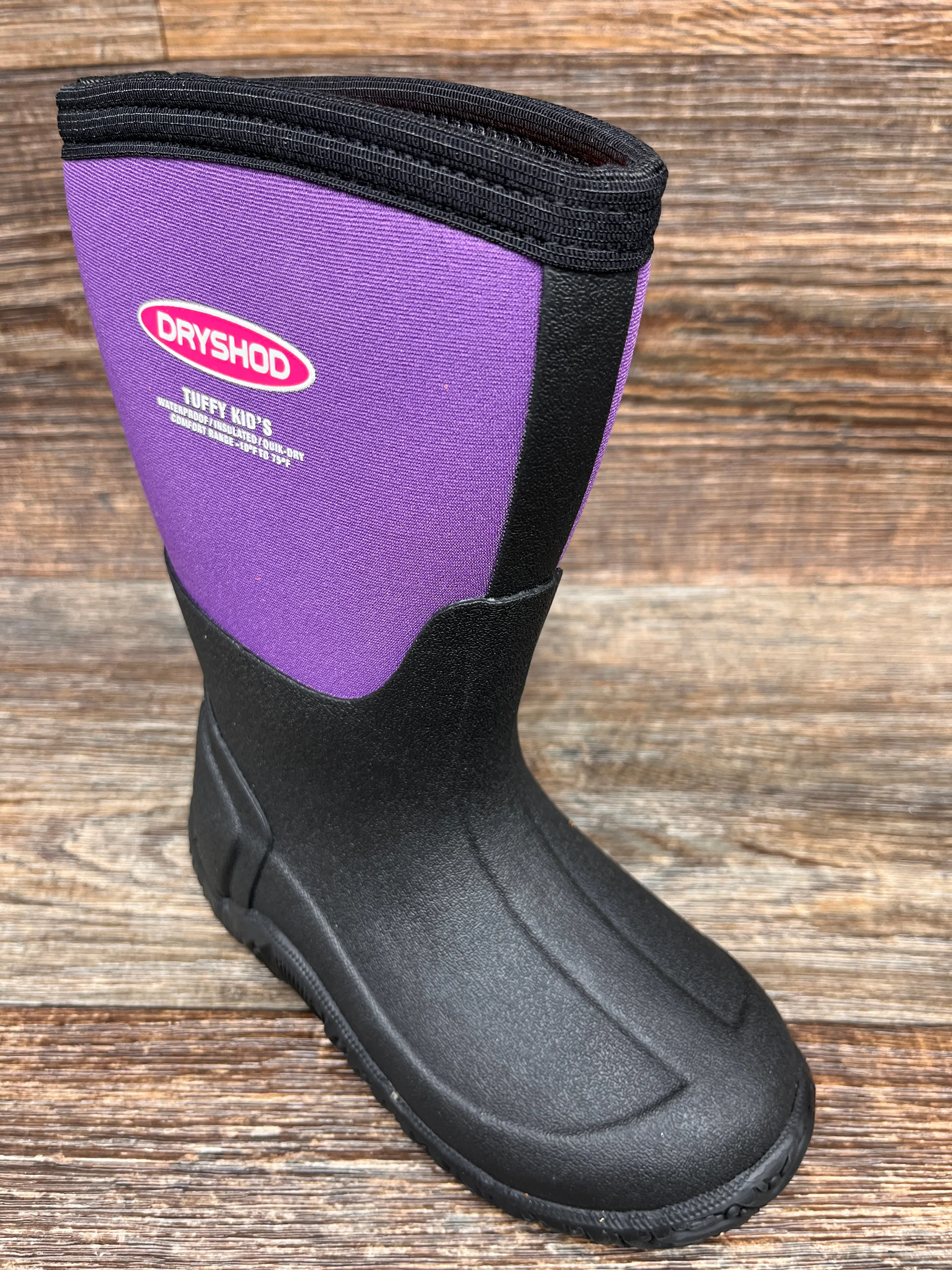 tuf-kd-pp Kid's Tuffy Sport Boot in Purple by Dryshod