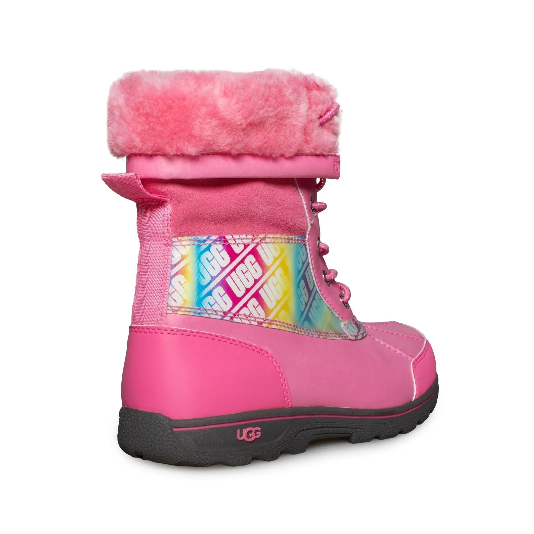 UGG Butte II Chromatic Pink Rose Boots - Youth